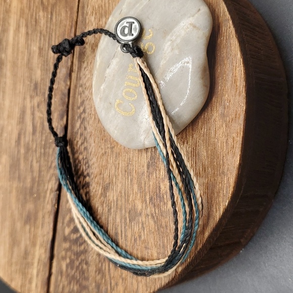 B2915 pura vida simple twine layer bracelet natural earthy boho - Picture 1 of 2